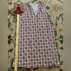 Boden Sleeveless Dress, Gin Fizz Sunflower Sprig, 14L